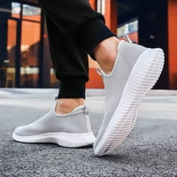 Puntoco ženske sandale zazor, tkanine prozračne casual cipele ultra svijetle šuplje meke dna mrežaste cipele sive
