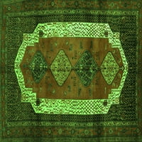 Ahgly Company Zatvoreni pravokutnik Perzijski zeleni tradicionalni prostirke, 2 '4 '