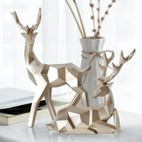 Yasu Elk Kip Decor 3D Štampanje Dobra simbolika Boje Par jelena figurica za dnevni boravak