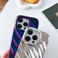 Kompatibilan sa iPhone Pro MA telefonom Luksuzan 3D vodeni oblikovani uzorak za zaštitu objektiva za kameru SOFTO otporna na mekani TPU futrola za žene djevojke slim futrola za telefon
