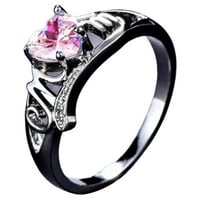 Hyda Ženska prstena Ljubavna elektroplata kubnog cirkonije u obliku prstena za ruke za angažman za angažman