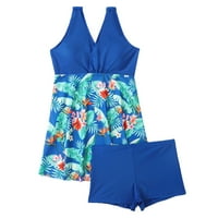Žene kupaćih kostimi Žene Bikini Set list tiskane bez rukava na plaži, Two Beach Wearwimwis Tankinis