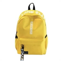 Platno ruksak studentski školski torba Veliki kapacitet na otvorenom ruksak dječje torbe-žuto