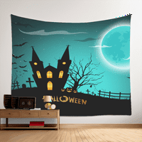 Halloween Dekorativna tapistrarija, sretna pozadinska tapisa za Noć vještica, za spavaću sobu dnevni