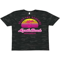 Inktastično ljeto uživajte u suncu Myrtle Beach Južna Karolina ružičasta majica