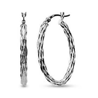 Lecalla sterling srebrna rodirana naljepnica na nakitu nakitane poklone za žene i tinejdžerske djevojke
