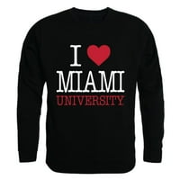 Ljubav Miami University RedHawks Crewneck pulover Duks duks Heather Siva velika