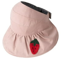 Hibalala Podesiva opseg glave, ljetni dječji prazan gornji šešir, slatki voćni snimački šešir