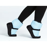 Bellella ženske zimske čizme plišane obloge baletnih cipela ballerina plesna cipela ugodne papuče čizme za unutrašnje plesno plavo 5-5,5
