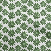 Onuone Rayon Zelene tkanine azijski cvjetni blok zanatske projekte Dekor tkanina tiskano od dvorišta široko