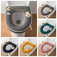 Toaletni sigurnosni poklopac ultra mekani drži topli crtani patku Mjesec vez All inclusive patentni patentni zatvarač plišani toaletni prsten za kuću za kuću