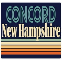 Concord New Hampshire Frižider Magnet Retro dizajn