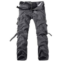 Aurouralne taktičke pantalone za muškarce muške čvrste multipeclene opterećene kombinezone na otvorenom
