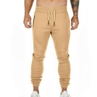Eczipvz pantalone za muškarce Muške hlače Cargo Joggers Dukseri Casual Pant Slim Fit Chino pantalone sa džepovima Khaki, 3xl
