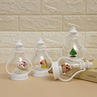 Božićni mini fenjerko dekorativni sa LED svjetlama koji se baterija upravljala prijenosna svjetiljka