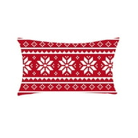 Veki Božićni jastuk pokriva Linter Pravokutnik Kućišta pamučni jastučni jastučni jastučnici