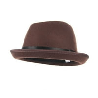 Moderan kape Tweed Cap Appliqued Ruffled Jazz Cap za muškarce i žene