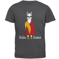 Smiješan Dalai Lama Llama Pun Muns majica Black X-LG