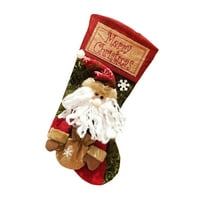 Dengdrunhu božićne čarape 19 Veliki Xmas čarape za čarape - Santa snjegovića za ventilaciju za božić