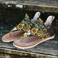 Ichuanyi ženske cipele za čišćenje žena Ljeto kopče za suncokret za suncokret patentni sakupljani stanovi
