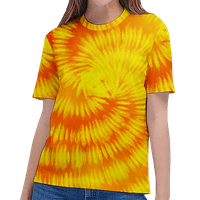 Tie-boja modni ljetni casual 3d tiskani ženski odjeća s kratkim rukavima prevelizirane dječje djevojke djeca unise majice, E-150
