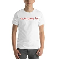 Rukom napisana Južna karta Plaza kratka rukav pamučna majica s nedefiniranim poklonima