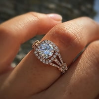 Bacc pribor Diamond prsten Popularni izvrsni prsten jednostavan modni nakit Popularni dodaci Prstenje