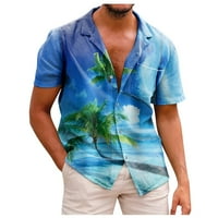 Ljetni trendi čišćenje muški košulje Ljeto Novo muško tiskovina Slim Fit Majica Velika modna majica