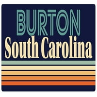 Burton Južna Karolina Vinil naljepnica za naljepnicu Retro dizajn