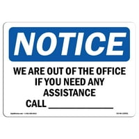 Znak za otkaz - mi smo izvan kancelarije ako vam treba