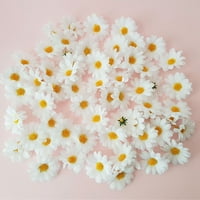 Ručna rayon Flower Daisy Photo rekviziti Odjeća za dodaci za odjeću Rayon cvijeće Headwear lažni cvjetni simulacijski cvijet, ukrasi ukrasi svijetlu ljubičastu