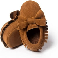 Dojenčad za bebe mokasin papučeče dječake djevojke kabine od antilopske kožne tenike mekane jedinice