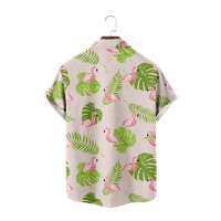 Flamingos list Simplicity Boy Boy Beach cvjetna cvijeća Havajska kratka rukava Ljeto Kids Boys odjeću,