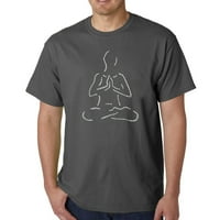 Majica za umjetnost muške umjetnosti - popularna joga pozira