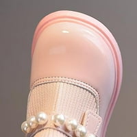 Djevojke kožne gležnjače bočne udobne čizme za odijevanje za mališane djece velike djece udobne cipele za gležnjeve