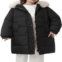 Dabuliu Ženska zimska podstavljena jakna labava zadebljana srednja i dugačka kaputa za hljebnu jakna
