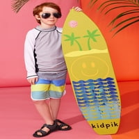 Dječaci plivajuće habanje, Ombre Stripe plipe kupaći kostim za kupanje, Veličina: 2T - XL