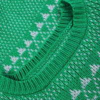Ženski džemperi Jesen i zimski okrugli vrat Geometrijski uzorak Božićni pulover Duks Tunic Tops