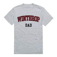 Winthrop univerzitetski orlovi na koledžu tata majica bijela xx-velika
