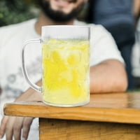 Rosarivae 530ml plastična čista voda za pivsku pivsku čašu za piće za piće s ručkom
