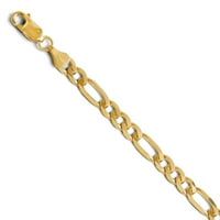 Leslie's Real 14KT žuti zlatni ravni lančani lančani lančani lančanik; ; za odrasle i tinejdžere; Za