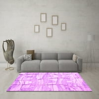 Ahgly Company Indoreni pravokutnik Sažetak ružičaste prostirke savremene površine, 2 '4 '