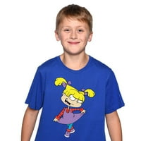 Rugrats Boys Cool Print Omladinska dječja majica crtani vrhovi za dječaka kratkih rukava casual tees