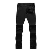 Muškarci opuštene hlače za čišćenje muški patchwork u boji džep oprane kombinezone na otvorenom ležerne hlače paro okupljaju crni 12
