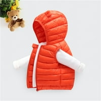 Patpat Toddler dječaci zimski kaput Dječji jaknu bez rukava dječje 3D uši dizajn čvrsti prsluk