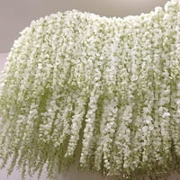 Yebay umjetni wisteria cvijet od cvijeta ratana vinove vjenčanja Početna Stranka DIY Dekoracija, svijetloplava