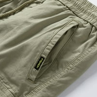 Honeeladyy muške ljetne čvrste otvorene ležerne prilike imaju džepove nacrtavaju sportske kratke hlače