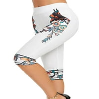 Luxplum ženske kapri-hamgi visoki struk jeggings Tummy Control yoga hlače udobne dno trčanje pantalone