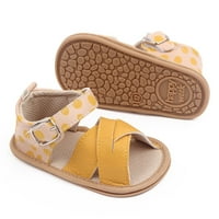 HUNPTA KIDS sandale dojenčad djevojke otvorene točke tiskane cipele prve šetnje cipele Summer Toddler