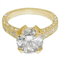 Harry Chad Enterprises CT Prekrasan dijamantni prsten, žuto zlato - veličina 6.5